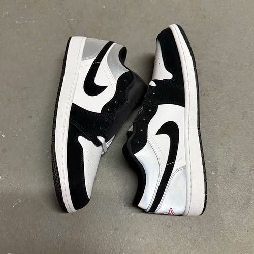 Air Jordan 1 Low SE White Fire Red Black Matte Silver - US M 11.5 - New - Other - detail 1